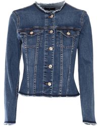 7 For All Mankind - Denim Jacket - Lyst