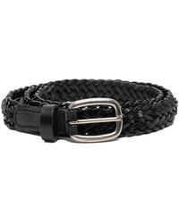Golden Goose - Belt Houston Thin Woven Washed Leather Accessories - Lyst