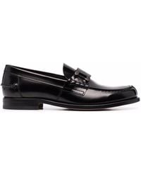 Tod's - Black Calf Leather Loafers - Lyst