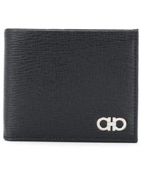 Ferragamo - Two-Tone Bi-Fold Leather Wallet Accessories - Lyst