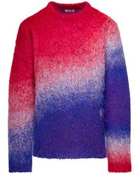 ERL - Multicolor Sweater With Degradè Effect In Mohair Blend - Lyst