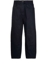 Paul Smith - Cropped Wide-Leg Trousers - Lyst