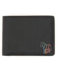 PS by Paul Smith - Bill-fold Wallet "broad Stripe Zebra" - Lyst
