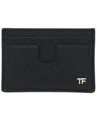 Tom Ford - Grained Leather Small Classic Card Holder Accessories - Lyst