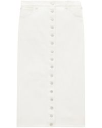 Courreges - Low-Waisted Midi Skirt - Lyst
