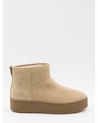 Hogan - Shearling Ankle Boots - Lyst
