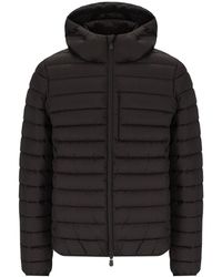 Save The Duck - Joncus Brown Hooded Padded Jacket - Lyst