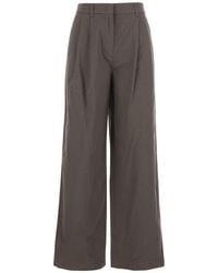 DUNST - Tailored Trousers With Front Pleats - Lyst