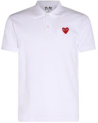 COMME DES GARÇONS PLAY - Comme Des Garcons Play T-shirts And Polos White - Lyst