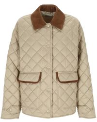 Miu Miu - Giubbotti Ponge'Tec+Camoscio - Lyst