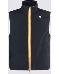 K-Way - Dark Blue Nylon Casual Jacket - Lyst