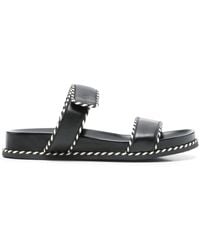 Emporio Armani - Leather Sandals - Lyst