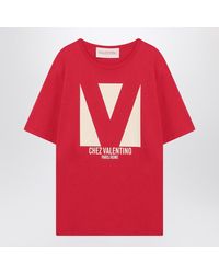 Valentino Garavani - T-Shirt With Chez Print - Lyst