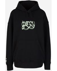 Givenchy - Printed Hooded Sweatshirt - Lyst