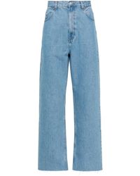 A.P.C. - Jean Relaxed Raw Edge H - Lyst