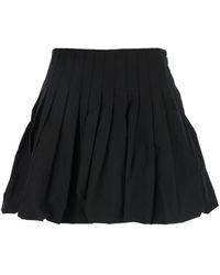 EPINGLER - Mini Skirt With Concealed Side Zip Closure And Pleated Details - Lyst
