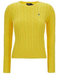Polo Ralph Lauren - Tight Fit Crew Neck Sweater - Lyst