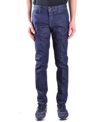 Mens Clothing Jeans Straight-leg jeans Paolo Pecora Denim Jeans in Blue for Men 