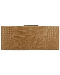 Saint Laurent - Crocodile Leather Clutch For - Lyst