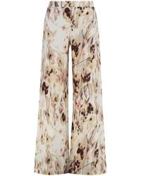120% Lino - Linen Trousers - Lyst