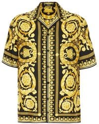 Versace - Baroque '92 Silk Vacation Shirt - Lyst