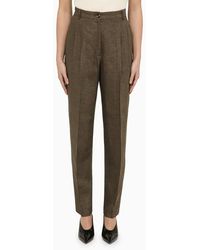 Quelledue - Trousers With Pleats - Lyst