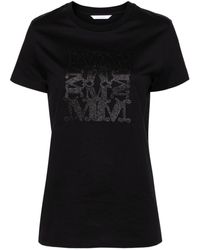 Max Mara - Logo Cotton T-Shirt - Lyst