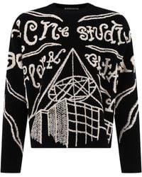 Acne Studios - Embroidered Sweater - Lyst