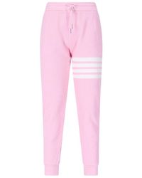 Thom Browne - Light Pink Cotton 4-bar Pants - Lyst