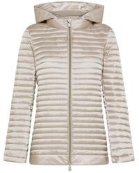 Save The Duck - Alima Wide Quilted Short Down Jacket - Lyst