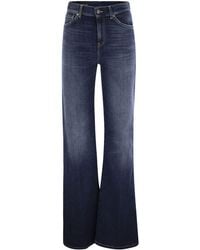 Dondup - Pantalone Amber Blu - Lyst
