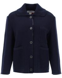 Thom Browne - Cotton Cashmere Knit Jacket - Lyst