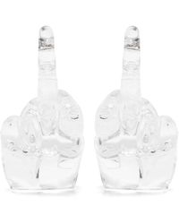 Y. Project - Midi Fuck You Pendant Earrings Accessories - Lyst