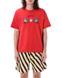 Bode - Twin Parakeet T-Shirt - Lyst