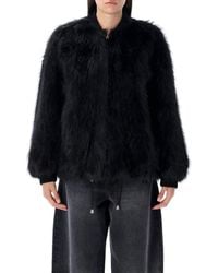 S.w.o.r.d 6.6.44 - Eco-Fur Bomber Jacket - Lyst