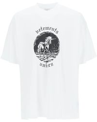 Vetements Cotton Unicorn T-shirt L for Men | Lyst