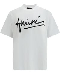 Amiri - Script T-Shirt - Lyst