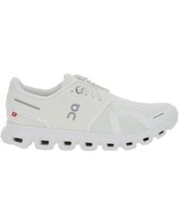 On Shoes - 'Cloud 6' Low Top Sneakers With Mesh Details And Logo The Side - Lyst