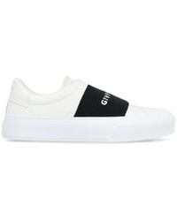 Givenchy - City Sport Leather Slip-on Sneakers - Lyst