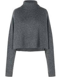 Lisa Yang - 'Cathie' Dark Cashmere Turtleneck Sweater - Lyst
