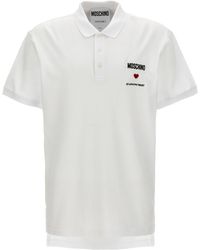 Moschino - In Love We Trust Polo - Lyst