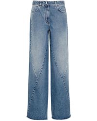Givenchy - Wide Leg Denim Jeans - Lyst
