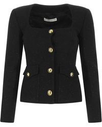 Alessandra Rich - Jackets And Vests - Lyst