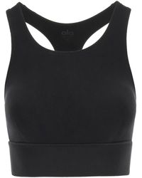 alo Electric Sports Bra in Bone