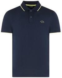 Paul & Shark - Cotton-Piqué Polo Shirt - Lyst