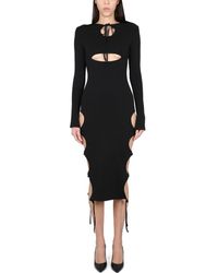ANDREADAMO - Dress With Cut-out Details - Lyst