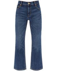 Tory Burch - Cropped Flared Jeans - Lyst