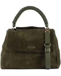 Orciani - Sveva Peach Scooby Medium Suede Shoulder Bag With Shoulder Strap - Lyst