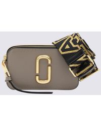 Marc Jacobs - Cement And Multicolour Leather The Snapshot Crossbody Bag - Lyst