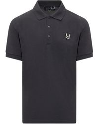 Fred Perry - Fred Perry Raf Simons Slim Polo With Logo - Lyst